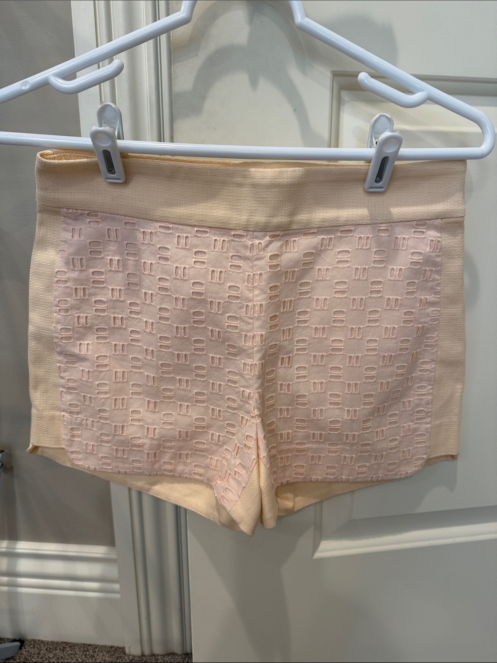 J. Crew Light Peach Textured Knit Skirt